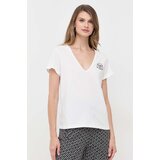 Pinko Pamučna majica boja: bež | shoptok.hr