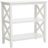Bel regal iz masivnega bora 40x81x81 cm Heritage –