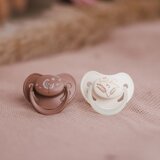 BabyOno Anatomska silikonska duda GLOW 18 m+, 2 kosa | Shoptok.si