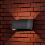  Spoljno zidno LED svetlo/24W/230V 4000K IP65 crno | Eponuda.com