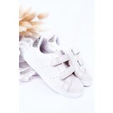 Boto Children's Sneakers With Velcro White-Silver Cute Girl | ePonuda.com