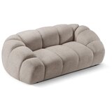 Micadoni Home Bež žametna sedežna garnitura 214 cm Diana – | Shoptok.si