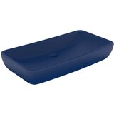 Maison Chic Razkošen Umivalnik - Kopalna umivalnik - Lavabo pravokoten mat temno moder 71x38 cm keramika, (21684787) Cene