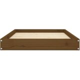  Dnevni ležaj smeđa boja meda 91,5x64x9 cm od masivne borovine | Eponuda.com