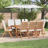  Vrtna stolica 8 pcs Smeđa i bijela 57 x 71,5 x 104 cm | shoptok.hr