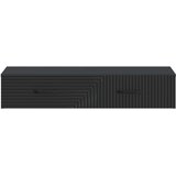 Stolna Stenska stranska miza Črna 87,5 x 34,5 x 17 cm Inženirski les, (5000232381) | Shoptok.si