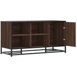 vidaXL Klupa za cipele smeđi hrast Konstruirano drvo i metal | shoptok.hr