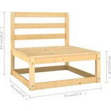  Vrtna sedežna garnitura 10-delna z blazinami trdna borovina, (20677565) | Shoptok.si