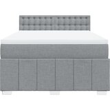  Krevet box spring s madracem svjetlosiva 160x200 cm tkanina | shoptok.hr