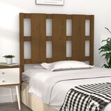  Uzglavlje za krevet boja meda 105,5x4x100 cm masivna borovina | shoptok.hr