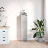 vidaXL Visoka ploča beton siva 29,5x34x119,5 cm izrađeno drvo | shoptok.hr
