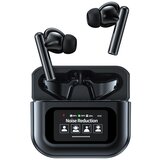 INF Črne Brezžične Bluetooth 5.0 Slušalke z ANC, LCD Zaslonom na Dotik, (5000090757) | Shoptok.si