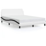  Okvir za krevet Dover bijelo-crni 140x200 cm umjetna koža | shoptok.hr
