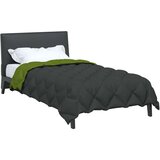  Zimska posteljnina Zelena in antracita 220 x 155 cm Mikrovlakna, (5000147579) | Shoptok.si