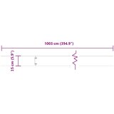  Rubovi za travnjak 10 kom crni 15x103 cm hladno valjani čelik | shoptok.hr