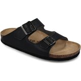Grubin muške papuče Kairo Classic 0234010, Crne Cene