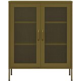 Ormarić za pohranu maslinasti 80 x 35 x 101 5 cm čelični | shoptok.hr