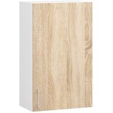 AKORD Lima Kuhinjska Viseča Omarica, 1 Vrata In 1 Polica, Bela/Hrast Sonoma, (5000333107) | Shoptok.si