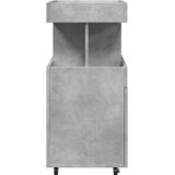  kolica siva boja betona 50x41x89 cm konstruirano drvo | shoptok.hr