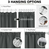 DECONOVO 2x 140×175cm termo zatemnitvene zavese za vrata in okna | Shoptok.si