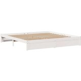 vidaXL Posteljni okvir z vzglavjem brez vzmetnice bel 180x200 cm | Shoptok.si