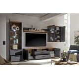 CARRYHOME TV-ELEMENT siva, hrast artisan | Shoptok.si