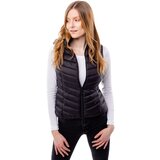 Glano Women's quilted vest - black Cene