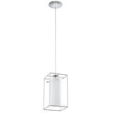 Eglo loncino 1 1, e27, hrom/prozirno bela | Eponuda.com