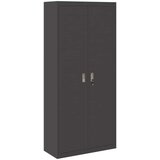 Ormarić Omarica za shranjevanje 2 pcs Črna 90 x 40 x 200 cm Jeklo, (5000152857) | Shoptok.si