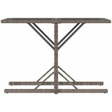  3-dijelni bistro set od poliratana s jastucima sivi | shoptok.hr