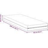  Madrac Bijeli 90 x 200 cm Pocket opruga | shoptok.hr