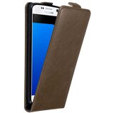 Cadorabo Ohišje, združljivo z Samsung Galaxy S7 v kava rjava - Zaščitni ovitek v obliki flipa z magnetnim zapiranjem, (20567815) | Shoptok.si