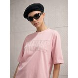 Sinsay Pamučna majica s natpisom od cirkona | shoptok.hr