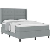  s opruga kutije Svijetlo siva 190 x 140 cm tkanina | shoptok.hr