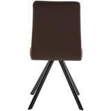 Cantus STOL, kovina, tekstil črna, svetlo rjava | Shoptok.si