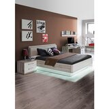 CARRYHOME Omara Z Drsnimi Vrati Rondino, Barva Hrasta, Bela | Shoptok.si