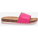 Boto Ladies sandals on cork platform with decorative detail fuchsia Vessira | ePonuda.com