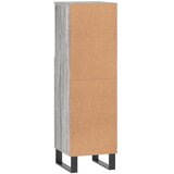  Kupaonski ormarić sivi hrast 30x30x100 cm konstruirano drvo | Eponuda.com