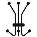 WALLXPERT metalna zidna kuka crna boja ant | ePonuda.com