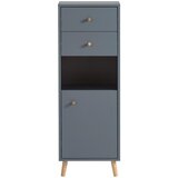 Stylife Visoka Komoda Bjarne, Barva Petroleja | Shoptok.si