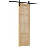  Klizna vrata ORKDAL 61 x 198,5 cm Masivna borovina Prirodna | shoptok.hr