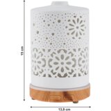 Kondela Aroma difuzor/vlažilec zraka, beli/naravni, AMAYA | Shoptok.si