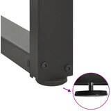 Noge za blagovaonski stol T-oblika 2 kom antracit 90x35x(72-73) cm čelik | shoptok.hr