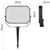 Emos ziw181r Gosmart led reflektor 4w rgb ic dimabilni wi-fi, dodatak za proširenje seta ziw184r ( 3586 ) | Eponuda.com