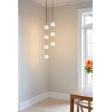 UMAGE Medeninasta kovinska LED viseča svetilka s steklenim senčilom ø 12 cm Audrey – | Shoptok.si