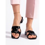 Shelvt Classic black elegant women's flip-flops Cijene
