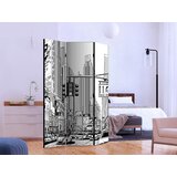 Artgeist PARAVAN 135/172/3 cm črna, bela | Shoptok.si