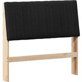 vidaXL tapecirano vzglavje črna 100 cm masivno borovo les | Shoptok.si