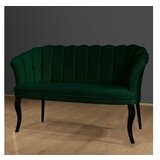 Atelier Del Sofa sofa dvosed daisy black wooden green Cene