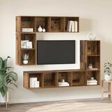  Set TV komoda Zidne 4 pcs Staro drvo Konstruirano drvo Cijene